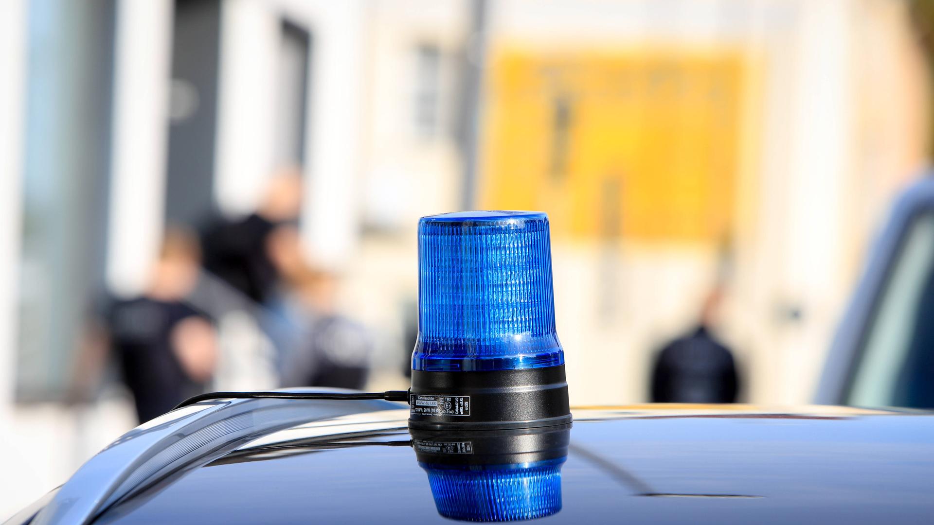 Blaulicht der Polizei Blaulicht der Polizei NRW Deutschland