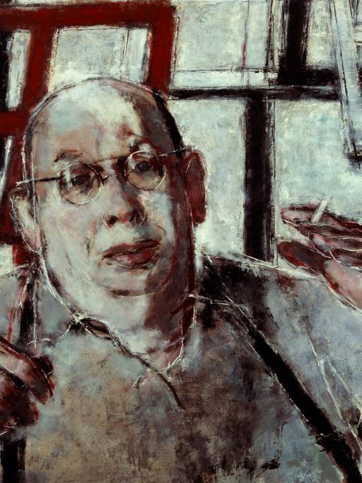 Hanns Eisler - Gemaelde von Bert Heller aus dem Jahr 1958.