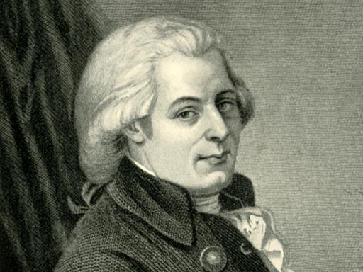 Ein historisches Porträt des Komponisten Wolfgang Amadeus Mozart (1756-1791).