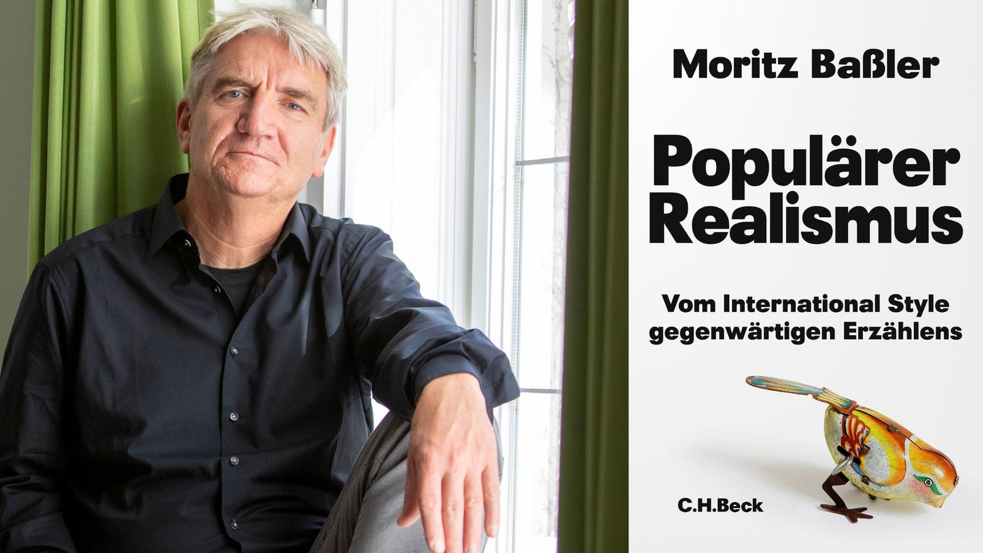 Moritz Baßler: "Populärer Realismus"
Zu sehen sind der Autor und das Buchcover