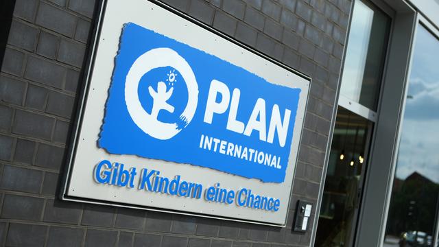 Das Logo der Kinderrechtsorganisation Plan International.