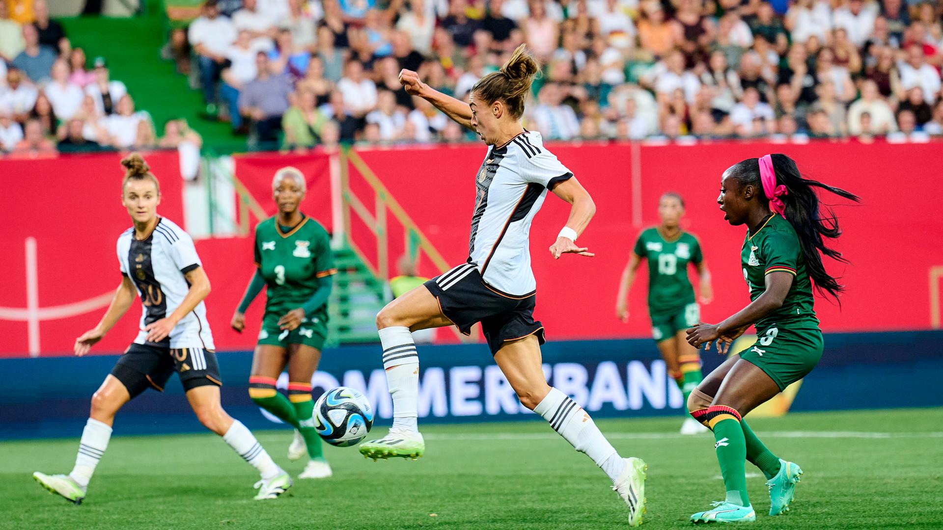 Fußball Frauennationalmannschaft verliert gegen Sambia
