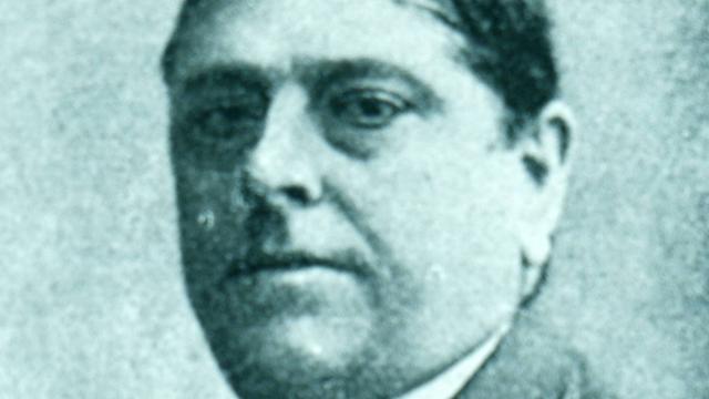 Undatierte Porträt-Aufnahme von Alessandro Moreschi- Sänger der Sixtinischen Kapelle und einer der letzten Kastratensänger (Zuschnitt)