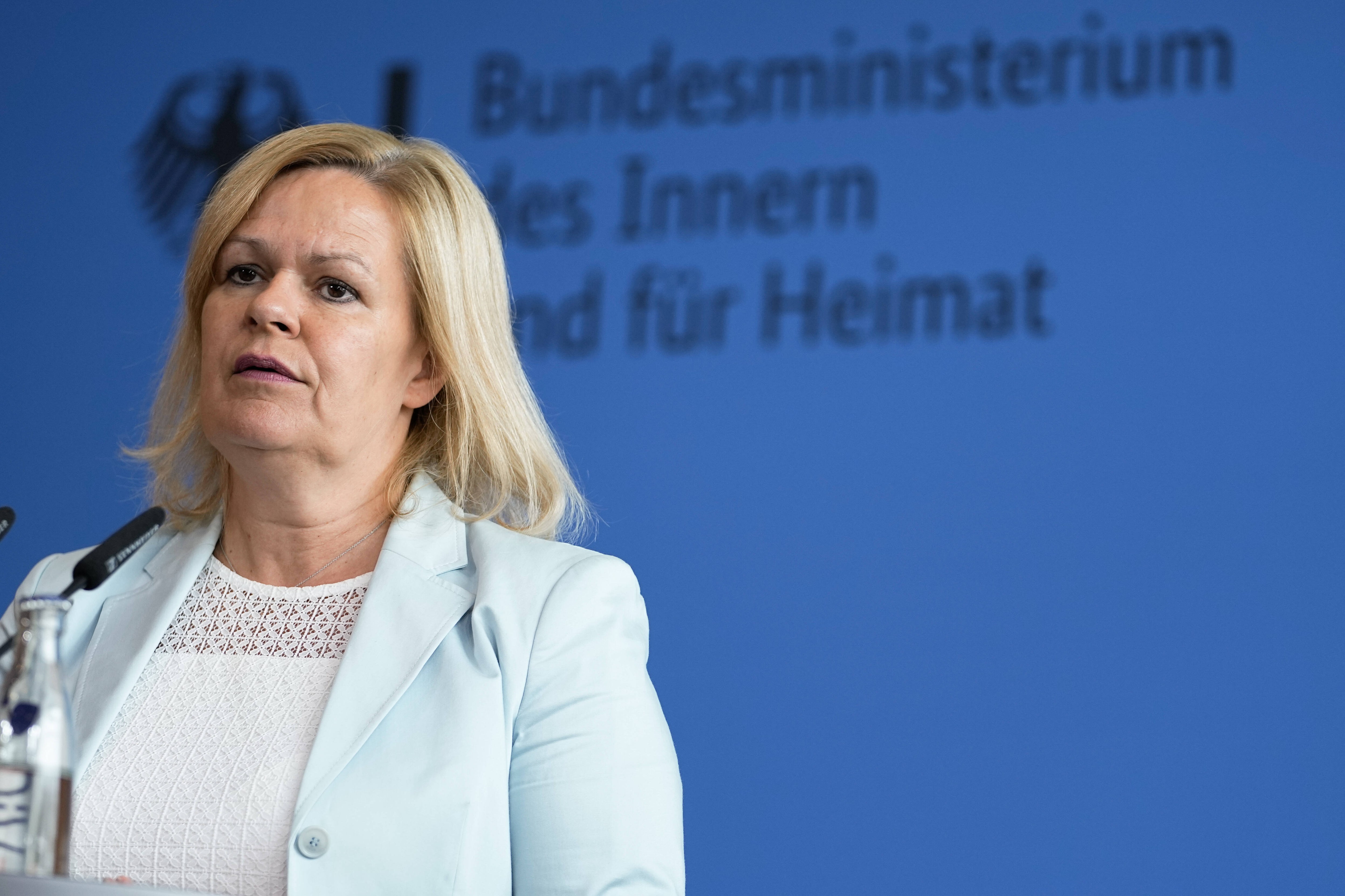Landtagswahl in Hessen - Faeser will sich von SPD als Spitzenkandidatin aufstellen lassen