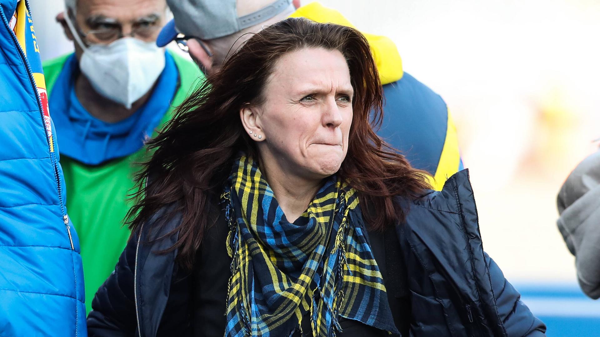 Die Präsidentin von Eintracht Braunschweig, Nicole Kumpis Die Präsidentin von Eintracht Braunschweig, Nicole Kumpis