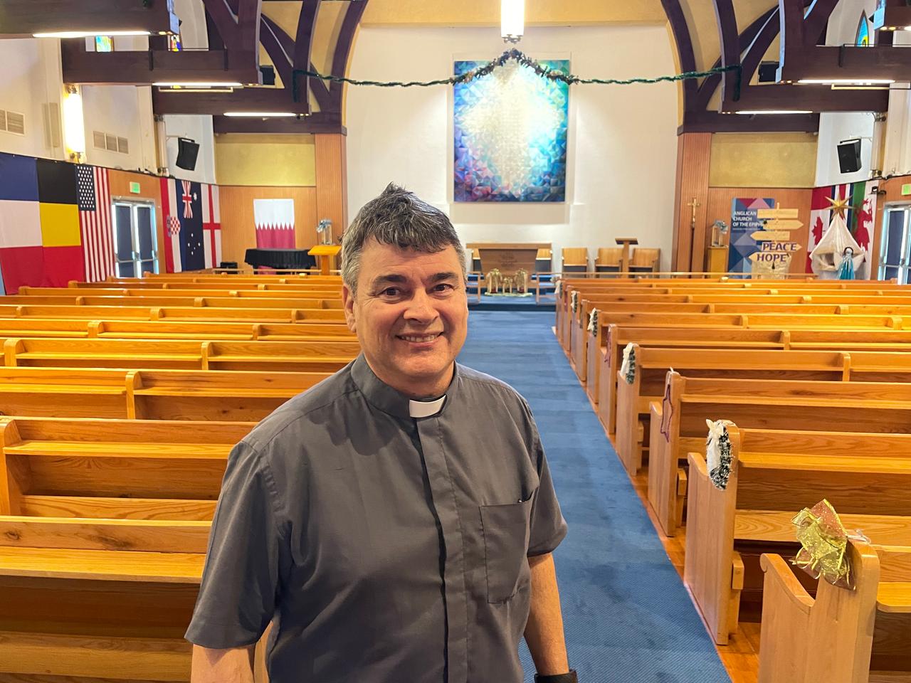 Rev. Michael Derry, anglikanischer Rev. Doha Religiöse Minderheiten in Katar – Toleriert und gut bewacht