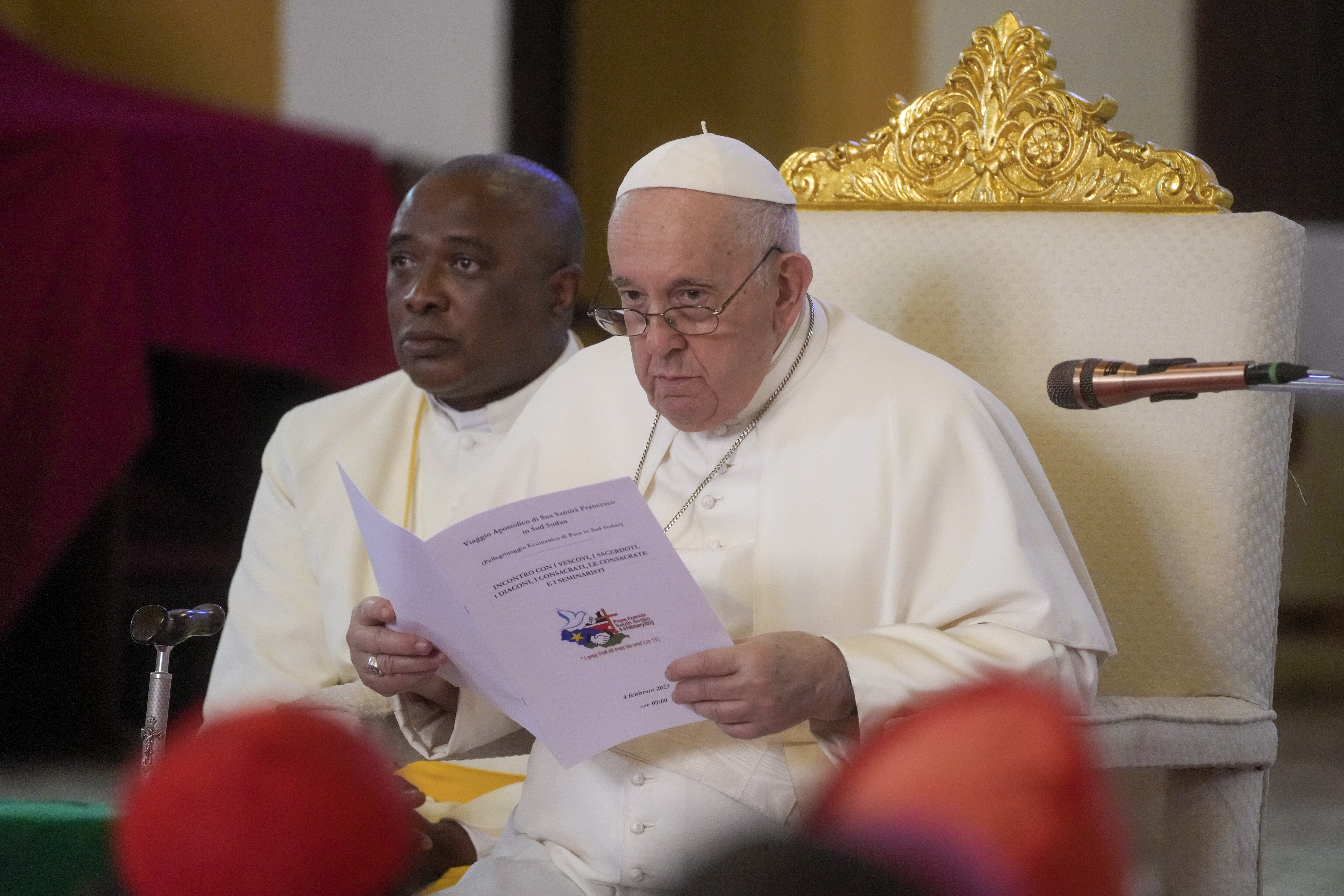 Besuch im Südsudan - Papst Franziskus ruft Kirchenleute zum Eintreten für Grundrechte auf