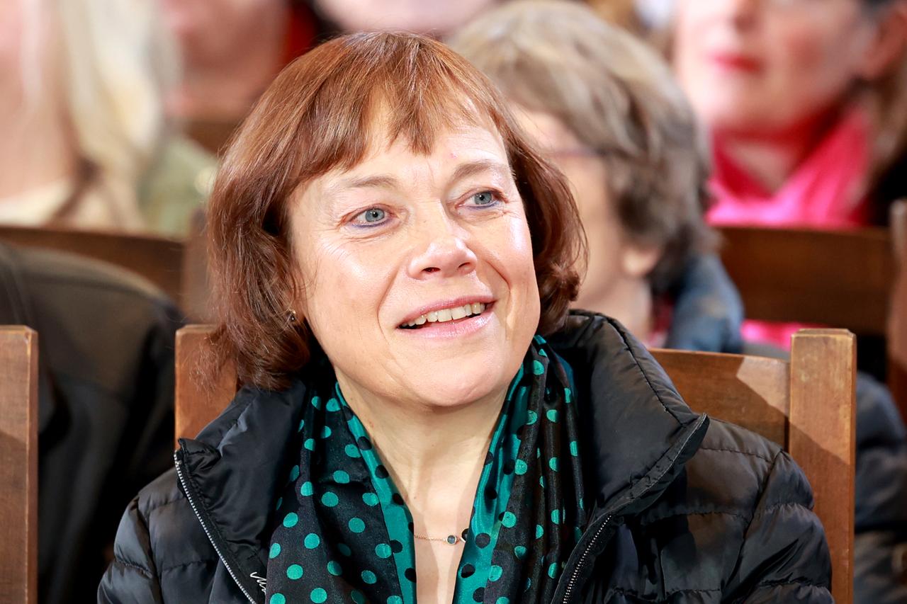 Annette Kurschus, Vorsitzende des Rates der Evangelischen Kirche in Deutschland (EKD), beim Eröffnungsgottesdienst zur EKD-Synode im im Magdeburger Dom. Annette Kurschus, Vorsitzende des Rates der Evangelischen Kirche in Deutschland (EKD), beim Eröffnungsgottesdienst zur EKD-Synode im im Magdeburger Dom.