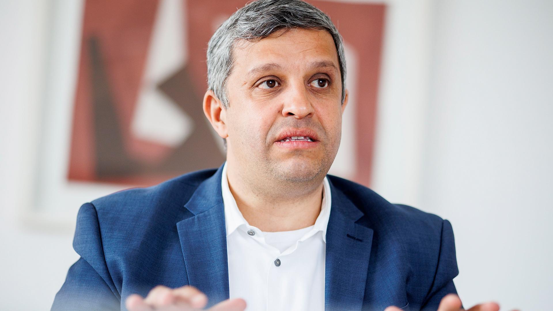 Raed Saleh, Landesvorsitzender der SPD Berlin und Vorsitzender der SPD-Fraktion im Berliner Abgeordnetenhaus Raed Saleh, Landesvorsitzender der SPD Berlin und Vorsitzender der SPD-Fraktion im Berliner Abgeordnetenhaus