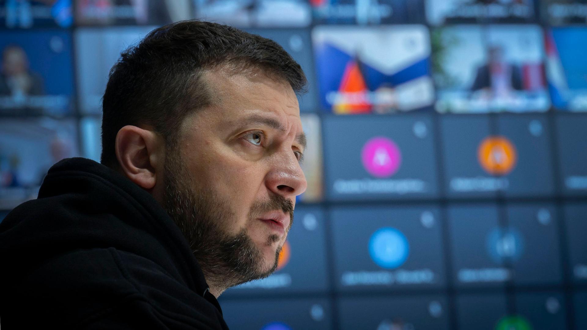 Der ukrainische Präsident Wolodymyr Selenskyi hält eine Rede per Videoansprache (Archivfoto) Der ukrainische Präsident Wolodymyr Selenskyi hält eine Rede per Videoansprache (Archivfoto)