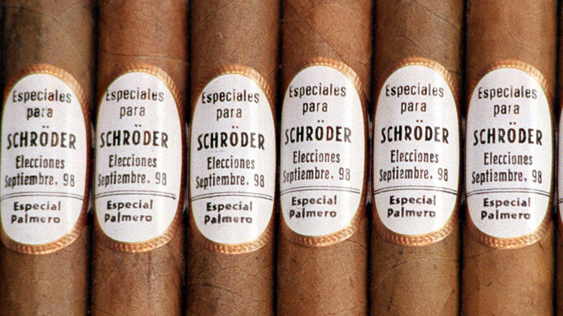 Churchills Zigarren für Gerhard Schröder