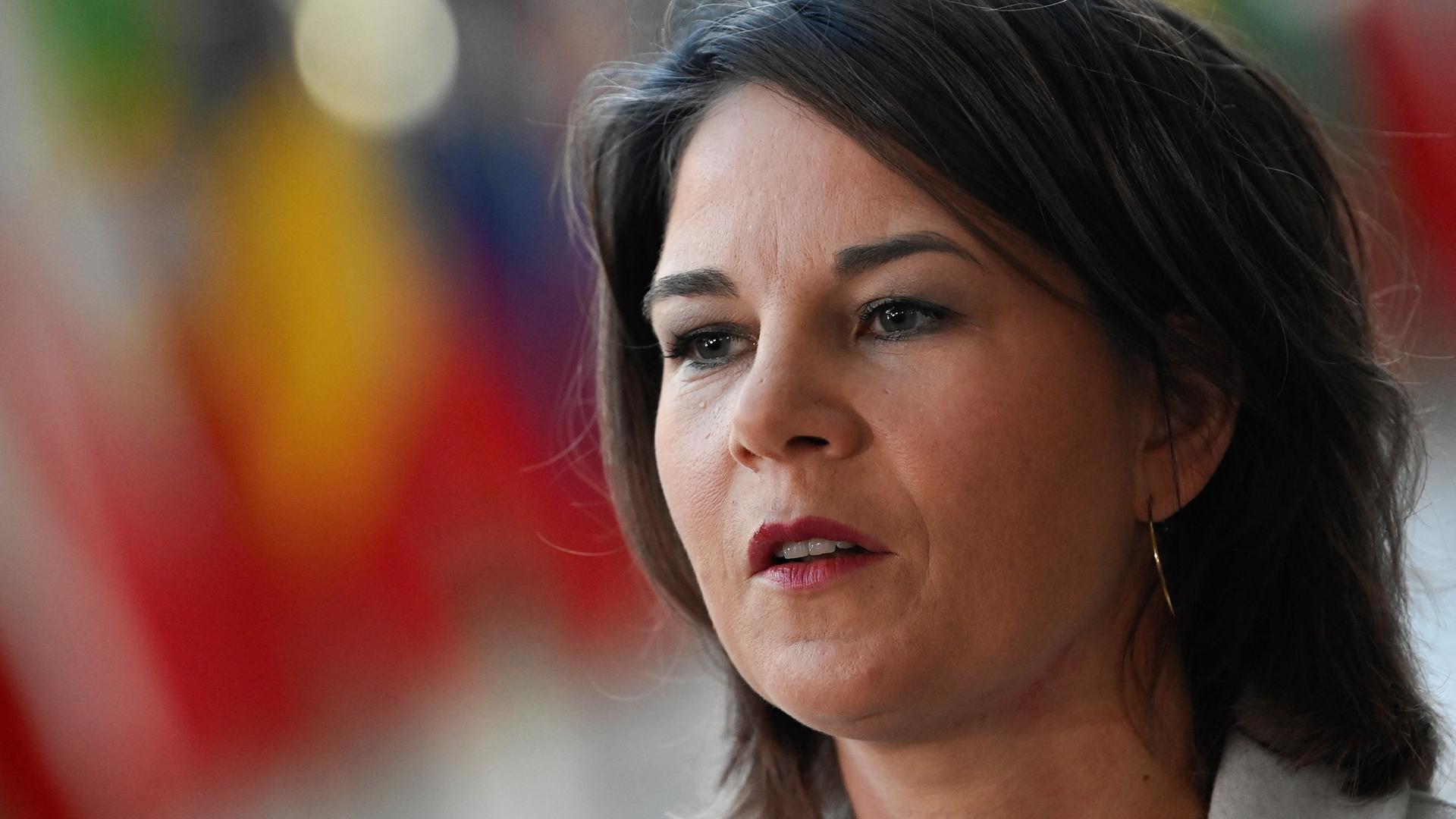 Die deutsche Außenministerin Annalena Baerbock Die deutsche Außenministerin Annalena Baerbock