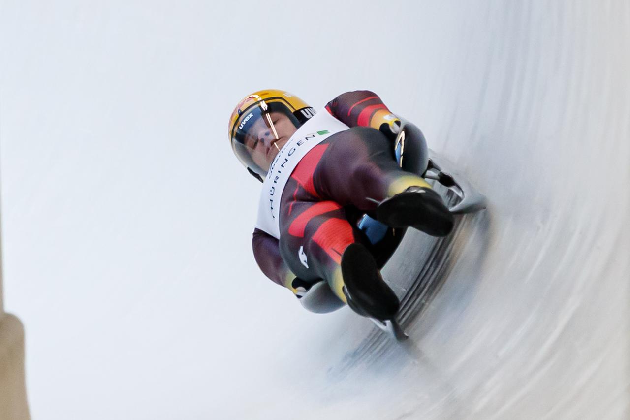 Moritz Elias Bollmann (GER, Deutschland), 12/30/2022, Oberhof (Deutschland), Deutsche Meisterschaften Rodeln Oberhof Moritz Elias Bollmann (GER, Deutschland), 12/30/2022, Oberhof (Deutschland), Deutsche Meisterschaften Rodeln Oberhof