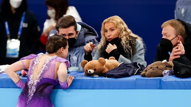 Kamila Walijewa und ihre Trainerin Eteri Tutberidze