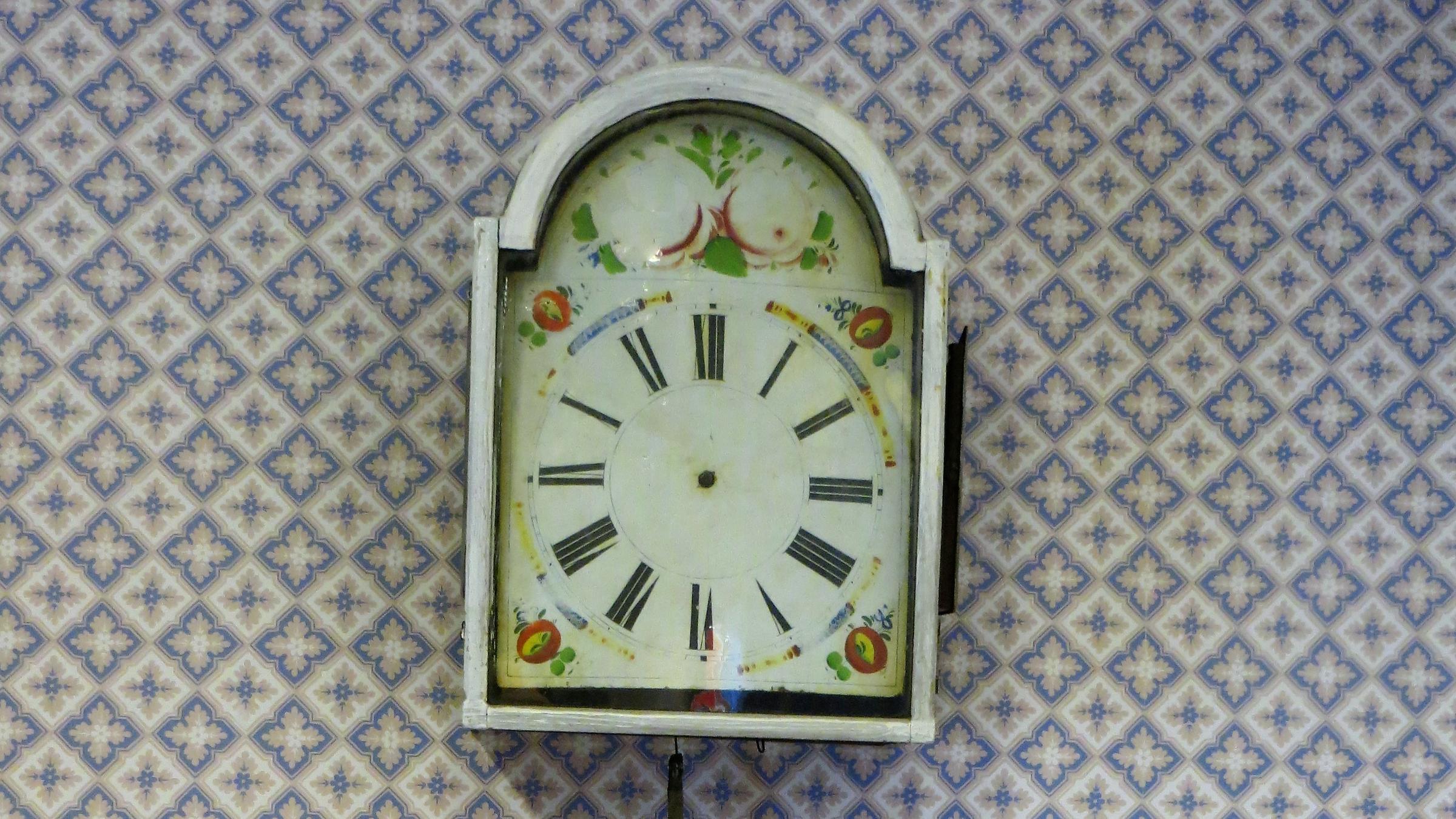 Die Wanduhr im Haus von Virve-Elfriide Köster
