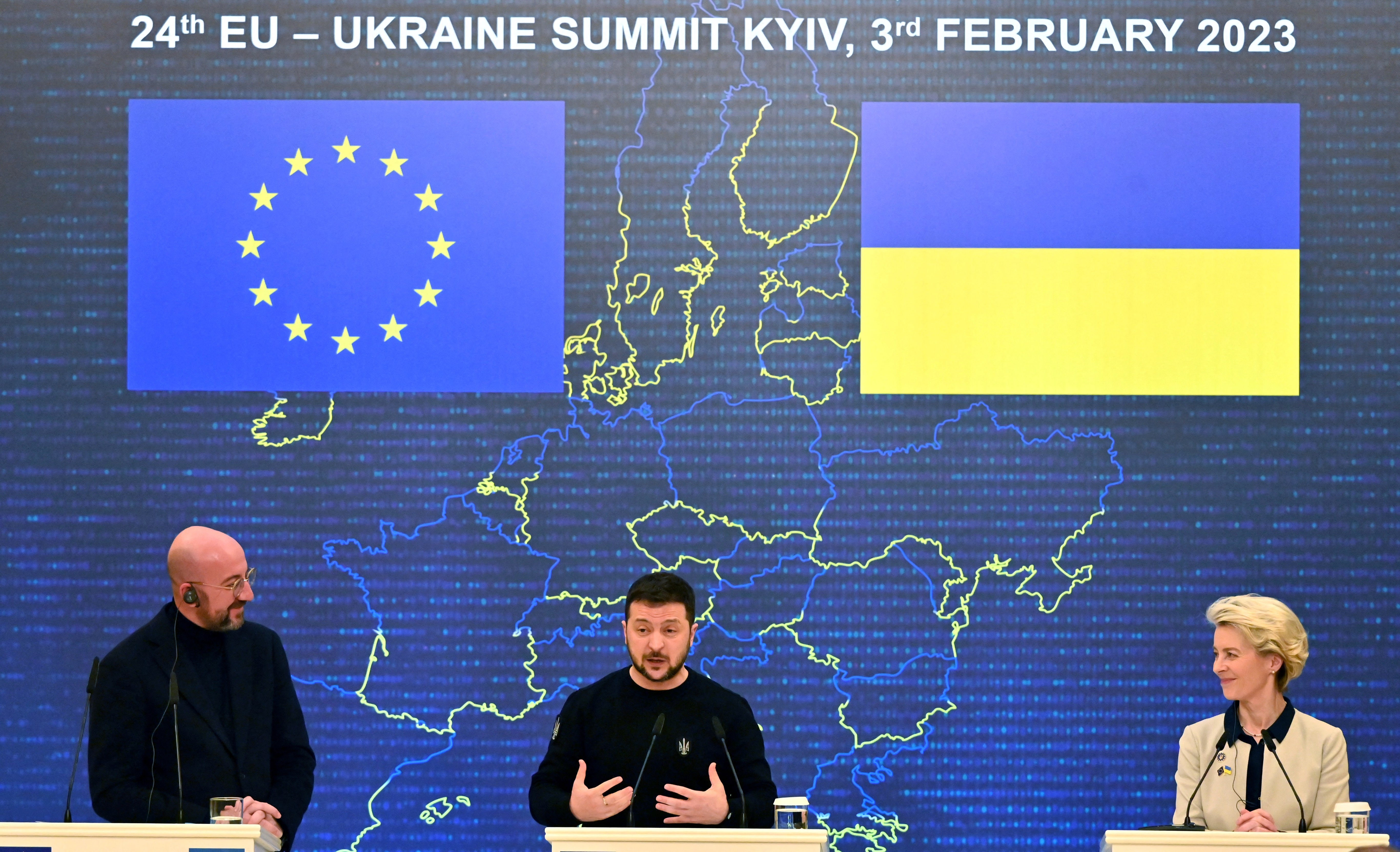 EU-Ukraine-Gipfel - Von der Leyen: Kein starrer Zeitplan für EU-Beitritt