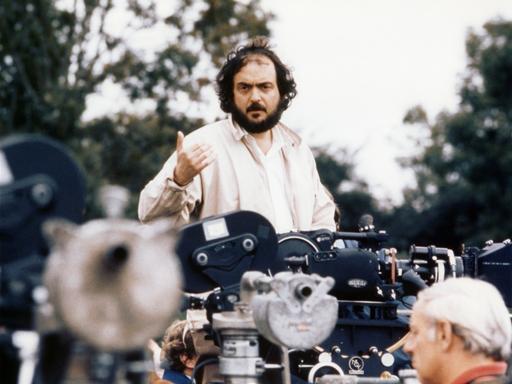 Kubrick am Set von Barry Lyndon.