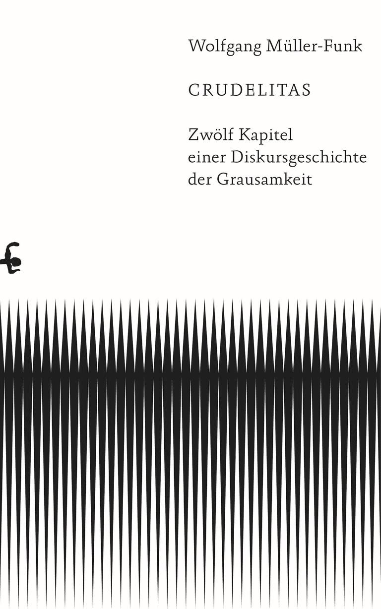 Das Cover zeigt Autorennamen und Buchtitel in schwarzer Schrift auf weißem Hintergrund, untern ist eine Art Amplituden-Graph zu sehen.