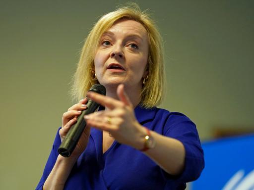 Die Kandidatin für den Vorsitz bei den britischen Konservativen, Liz Truss
