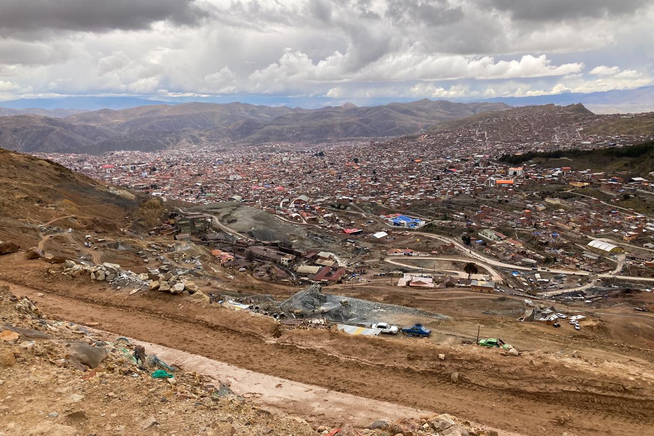 Blick auf die Stadt Potosí Blick auf die Stadt Potosí