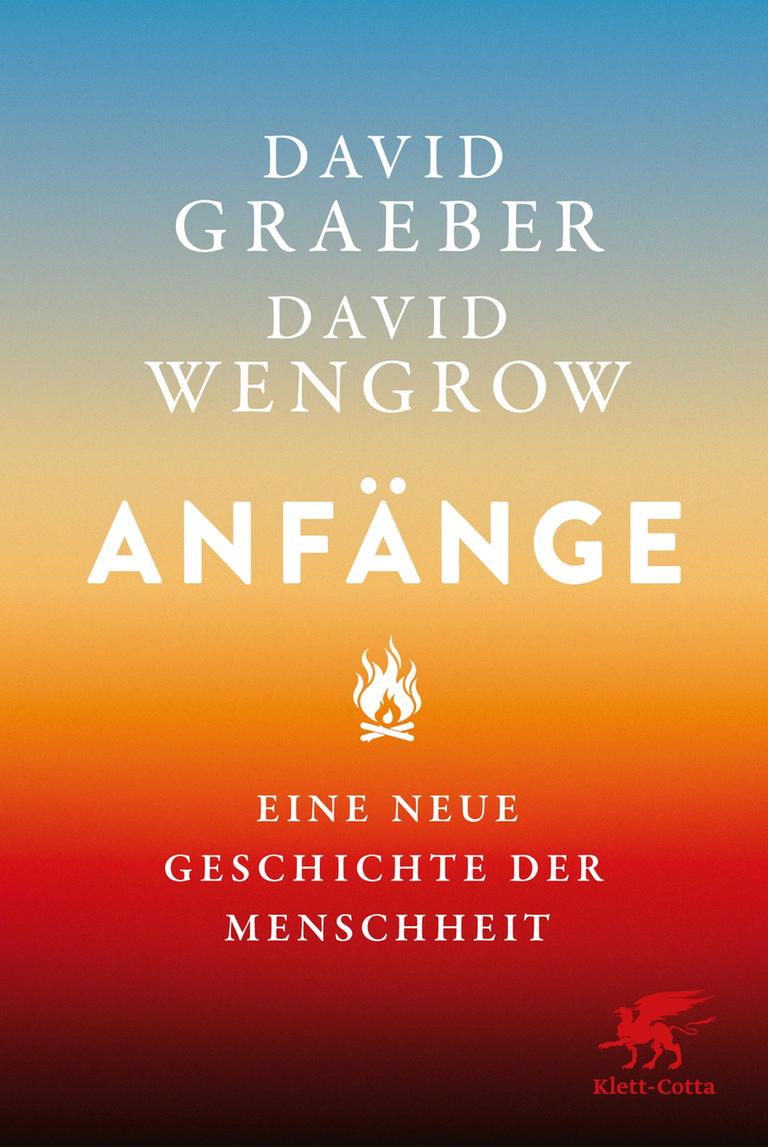 Cover von "Geschichte der Menscheit": Auf blau-gelb-roten Hintergrund stehen Titel und Autoren des Buchs. Cover von "Geschichte der Menscheit": Auf blau-gelb-roten Hintergrund stehen Titel und Autoren des Buchs.