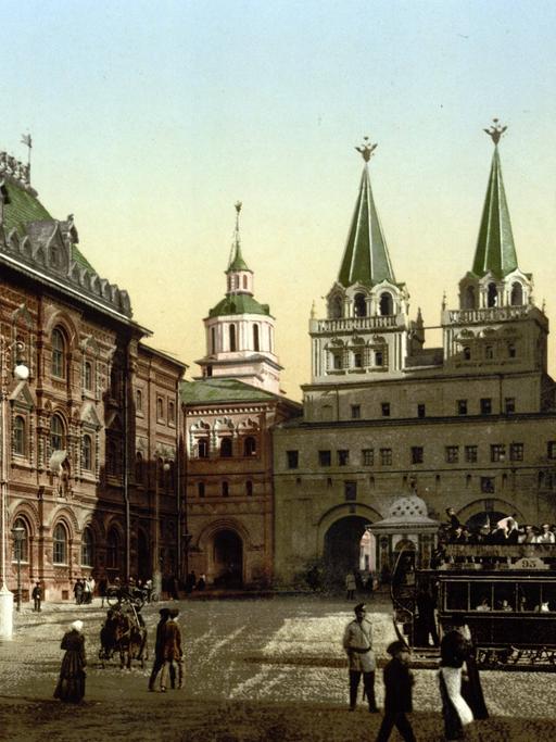 Das Auferstehungstor in Moskau zwischen ca. 1890 und 1900