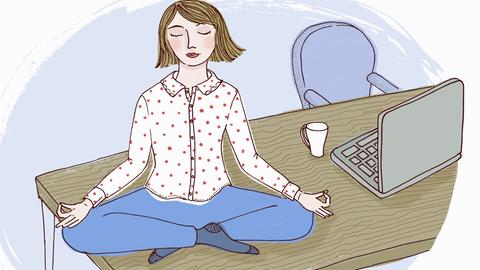 Konzentration aufs Jetzt: Meditation kann auch helfen, den Alltag zu meistern.
