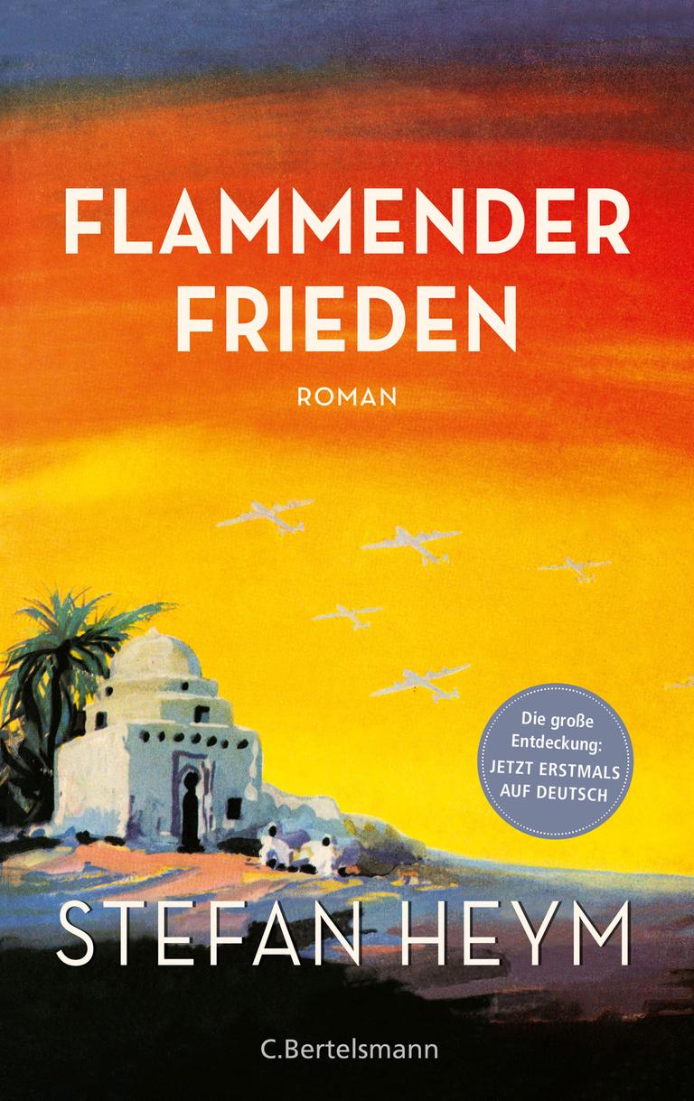 Cover von Stefan Heyms Roman "Flammender Frieden". Cover von Stefan Heyms Roman "Flammender Frieden".