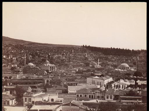 Blick auf Smyrna im Jahr 1880 vor dem türkisch-griechischen Krieg 