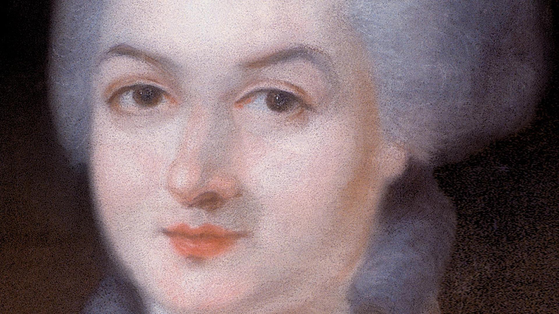 Porträt der französischen Frauenrechtlerin Olympe de Gouges (Kucharski, Alexandre: 1741-1819) Porträt der französischen Frauenrechtlerin Olympe de Gouges (Kucharski, Alexandre: 1741-1819)