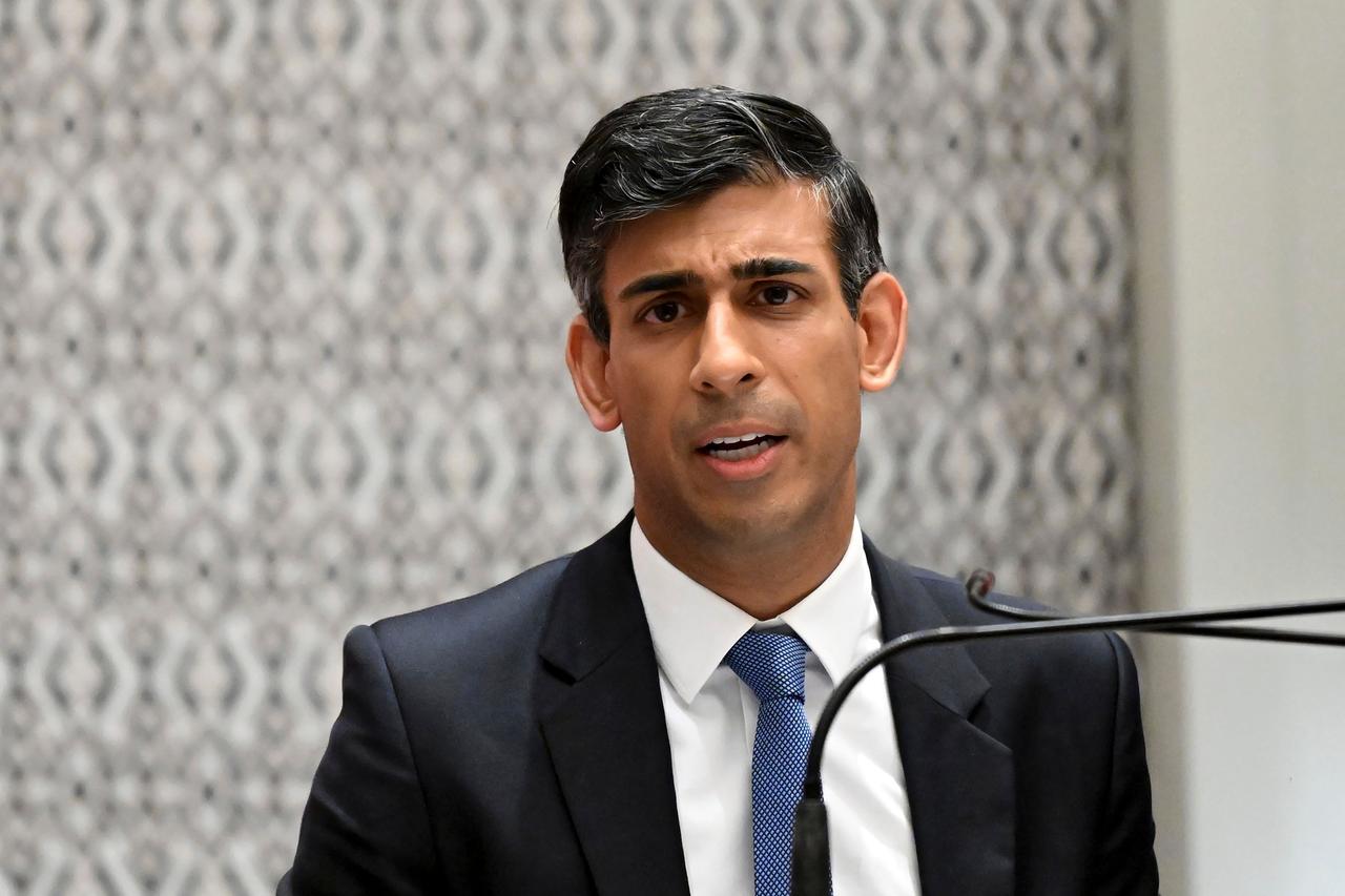 Der britische Premierminister Rishi Sunak Der britische Premierminister Rishi Sunak