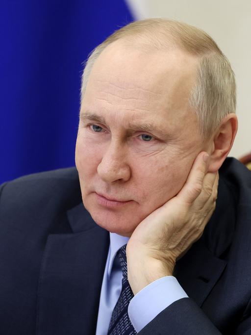 Porträt des russischen Präsidenten Wladimir Putin