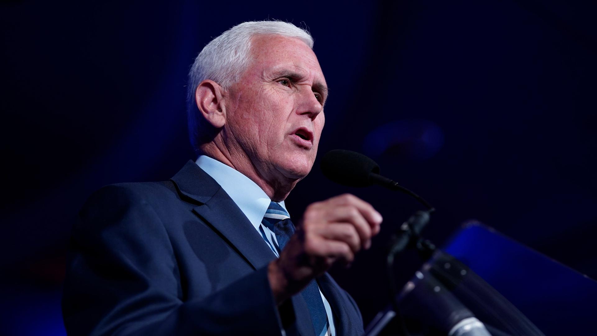 Der frühere US-Vizepräsident Mike Pence Der frühere US-Vizepräsident Mike Pence
