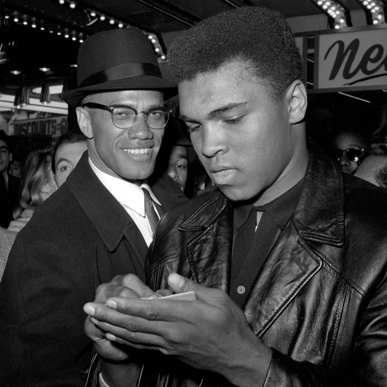Malcolm X und Muhammad Ali Malcolm X und Muhammad Ali