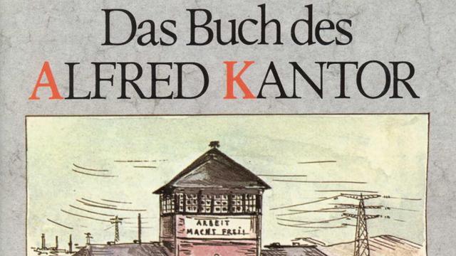 "Das Buch des Alfred Kantor" - Umschlag der Ausgabe, 1987 im Jüdischen Verlag bei Suhrkamp.