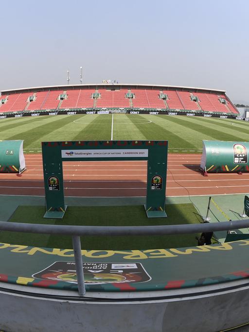 Das Kouekong Omnisports Stadium in Bafoussam, Kamerun