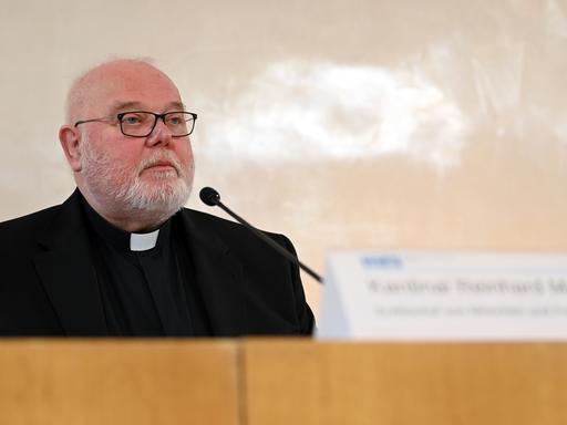 Reinhard Kardinal Marx, Erzbischof von München und Freising, äußert sich in einer Pressekonferenz zum Gutachten zu sexueller Gewalt gegen Kinder und Jugendliche im katholischen Erzbistum München und Freising
