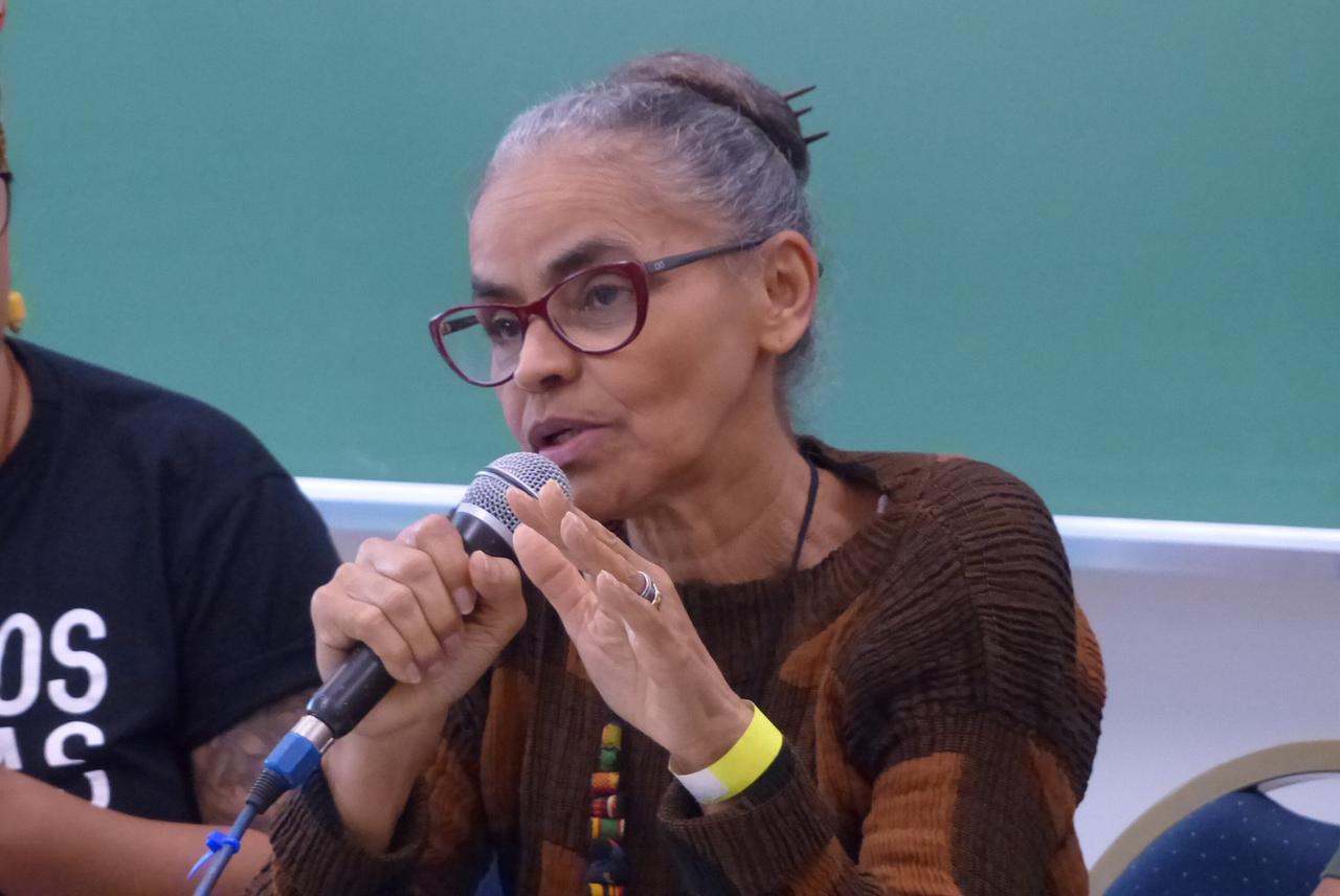 Die brasilianische Umweltpolitikerin Marina Silva Die brasilianische Umweltpolitikerin Marina Silva