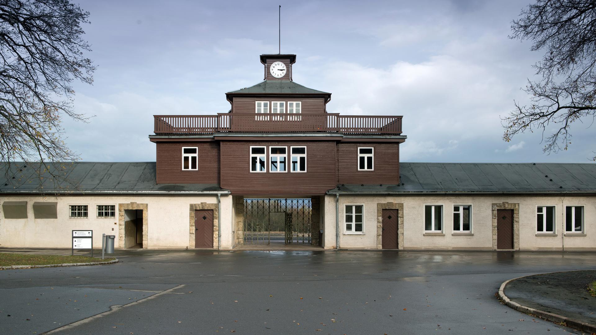 Tor des Konzentrationslagers Buchenwald. Tor des Konzentrationslagers Buchenwald.