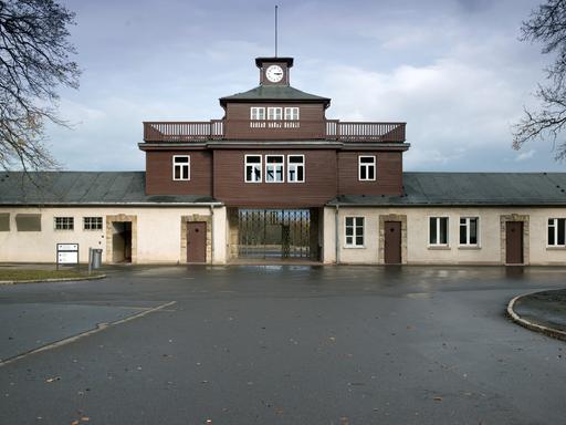 Tor des Konzentrationslagers Buchenwald.