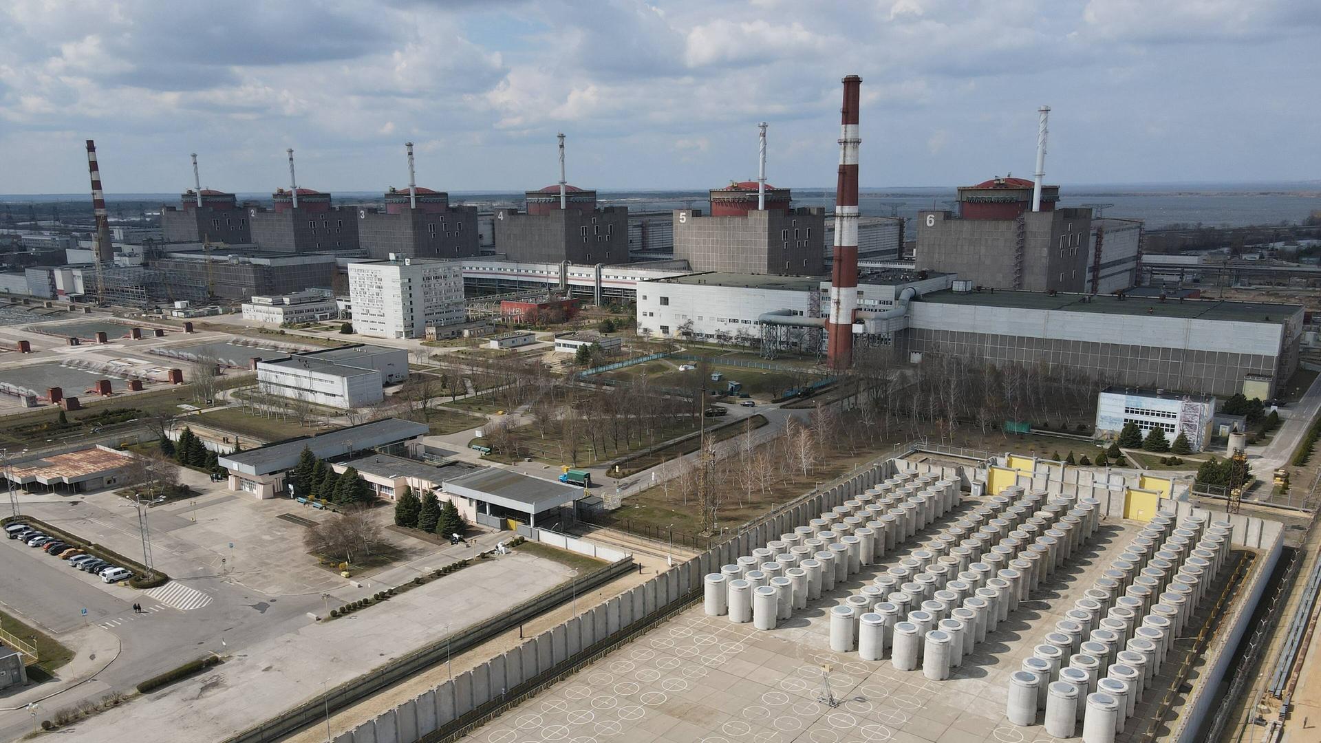 Das Atomkraftwerk bei Saporischschja, Archivbild von Anfang Februar