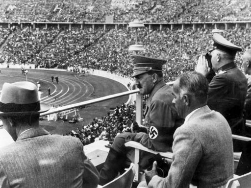 Adolf Hitler bei den Olympischen Sommerspielen von Berlin 1936