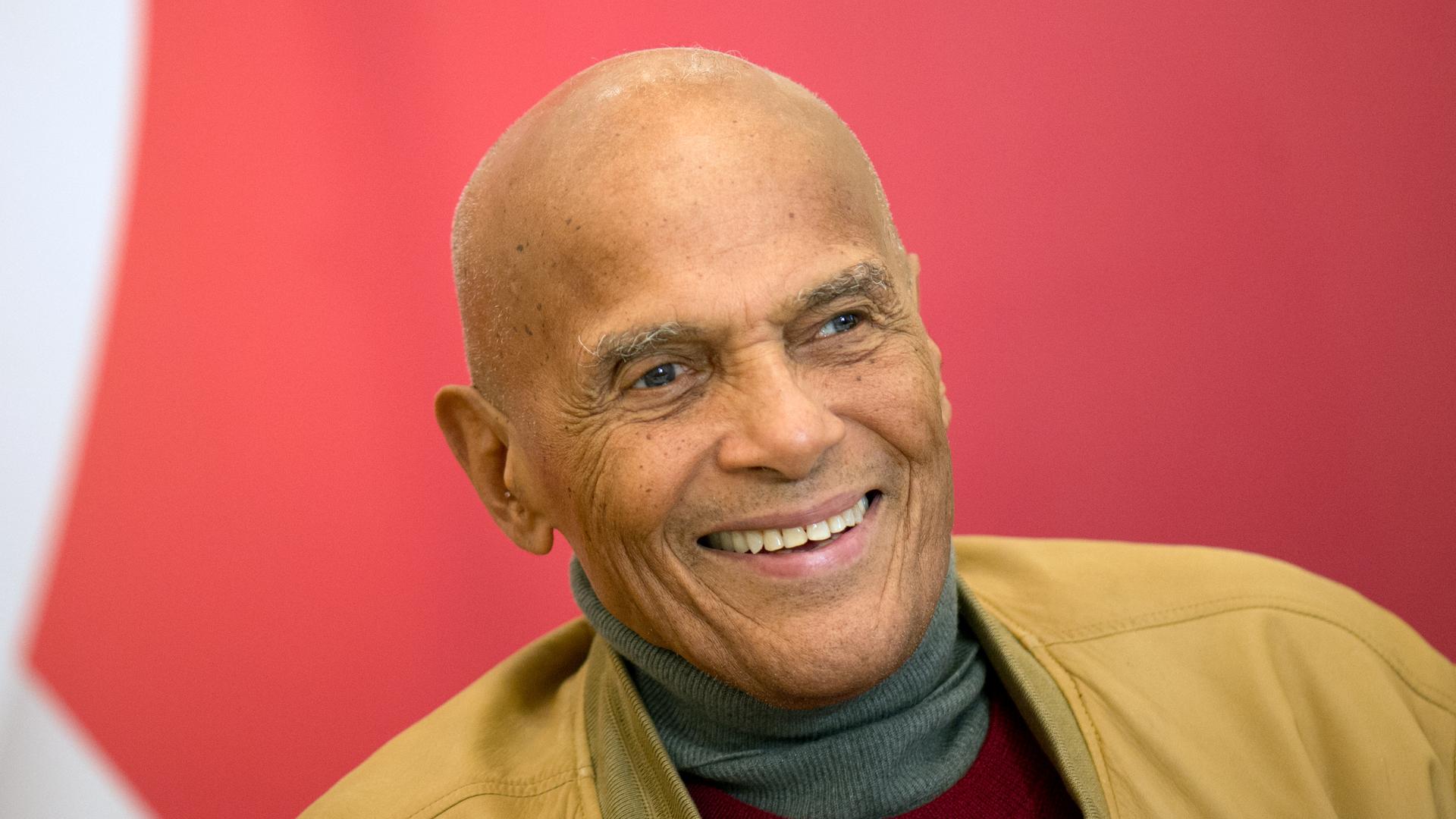 Das Foto zeigt den Sänger und Schauspieler Harry Belafonte. Das Foto zeigt den Sänger und Schauspieler Harry Belafonte.