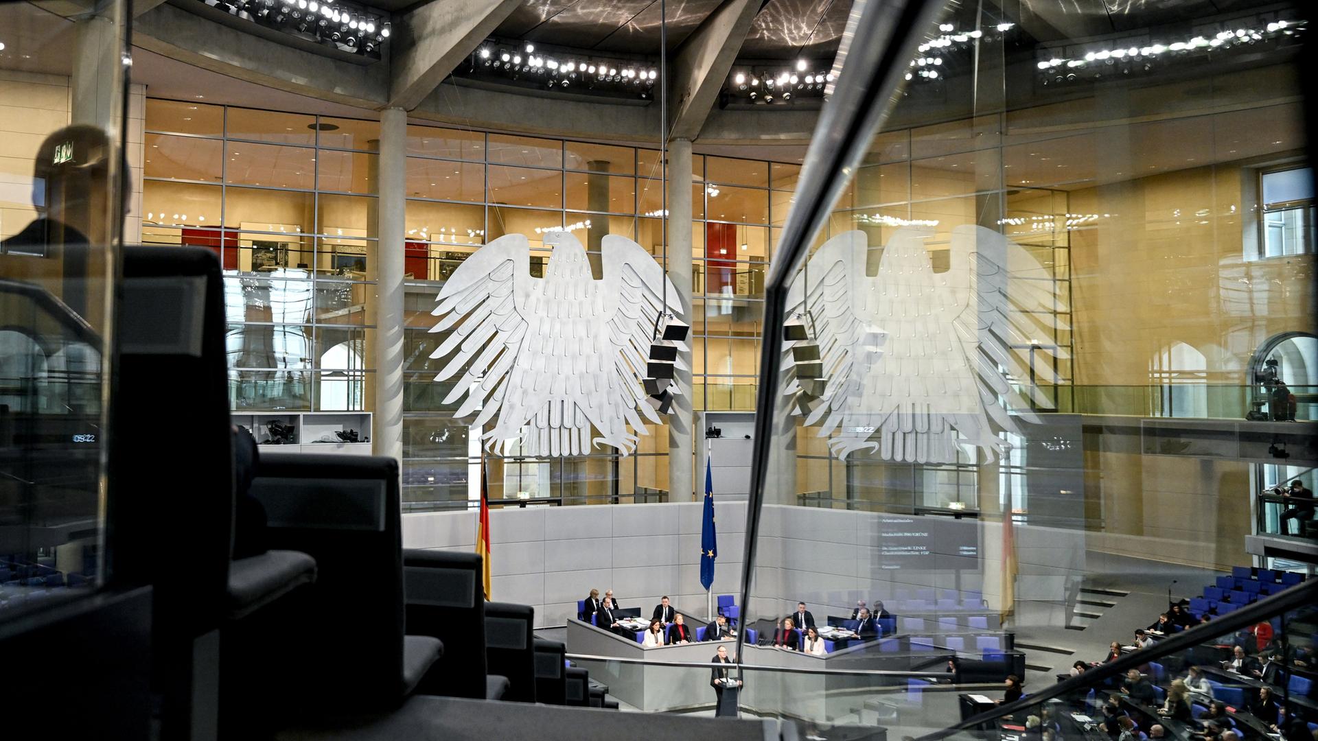 Berlin: Blick in den Bundestag Berlin: Blick in den Bundestag