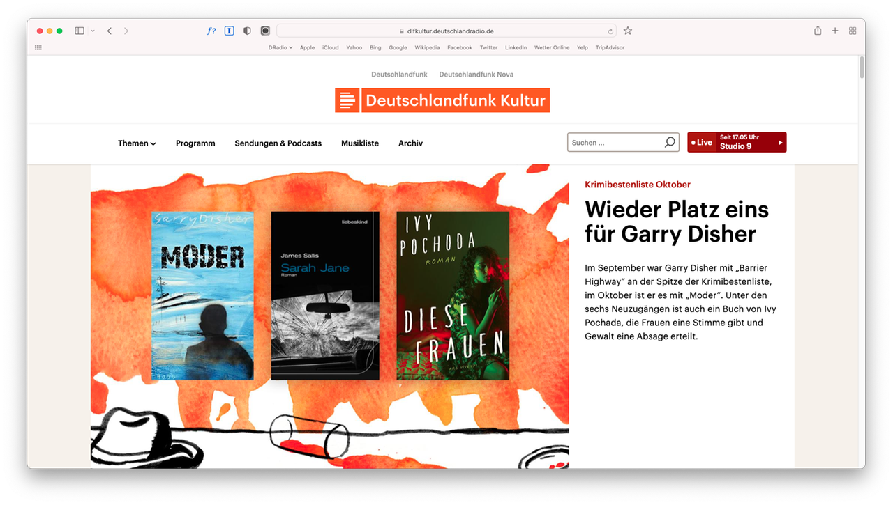 Neue Website von Deutschlandfunk Kultur Neue Website von Deutschlandfunk Kultur