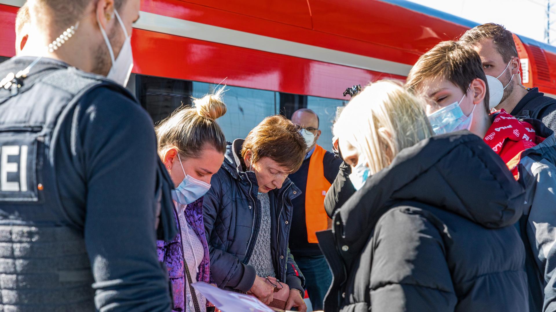 Cottbus ist ein Drehkreuz für die Verteilung der Flüchtlinge aus der Ukraine 