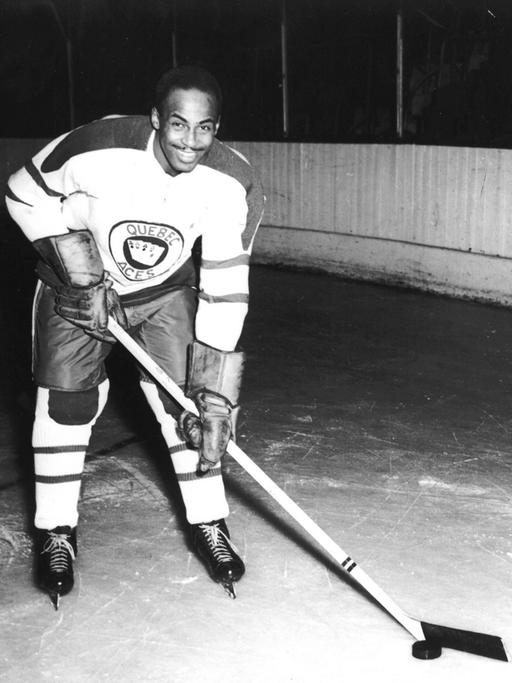 Der Eishockeyspieler Herb Carnegie