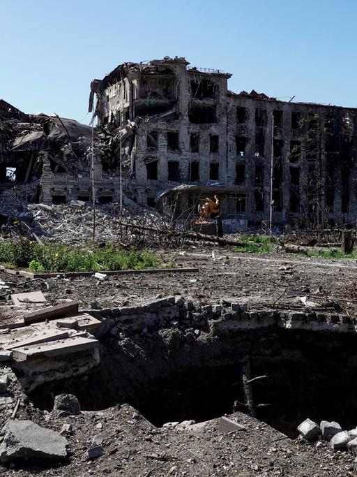 Zerstörungen im ukrainischen Mariupol am 2. Juni 2022