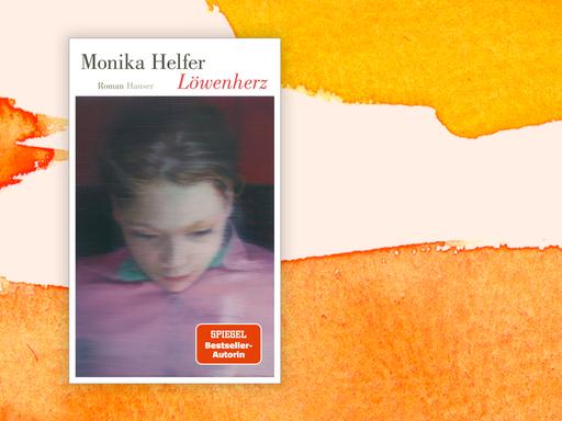 Das Cover zeigt den Buchtitel und den Autorinnennamen sowie ein unscharfes Kindergesicht, im Hintergrund orangene Farbflecken.