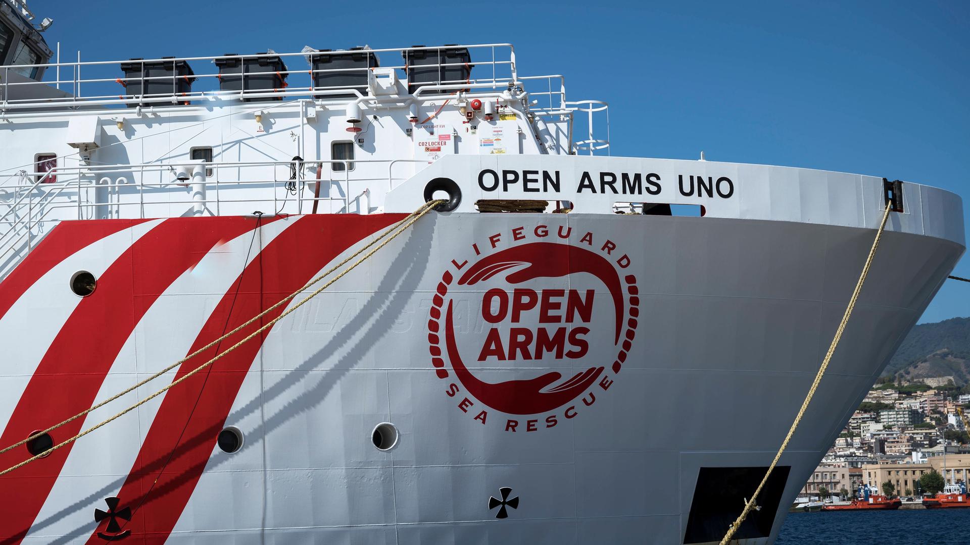 Das Rettungsschiff "Open Arms Uno" (Archivbild vom 27. August 2022)